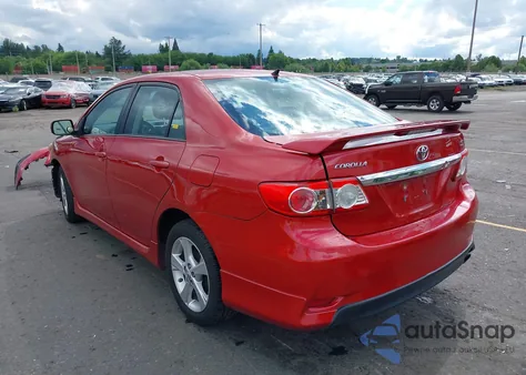 2012 Toyota Corolla S from USA, damaged, VIN 2T1BU4EEXCC855940
